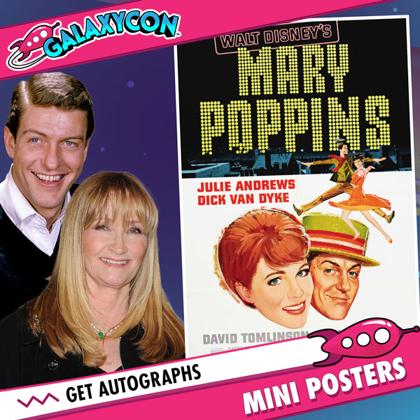 Dick Van Dyke & Karen Dotrice: Duo Autograph Signing on Mini Posters, March 25th Dotrice Van Dyke
