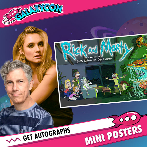 Rick & Morty: Duo Autograph Signing on Mini Posters, February 29th