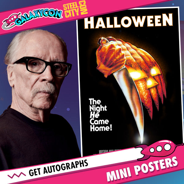 John Carpenter: Autograph Signing on Mini Posters, April 4th