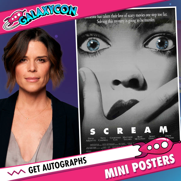 Neve Campbell: Autograph Signing on Mini Posters, July 4th
