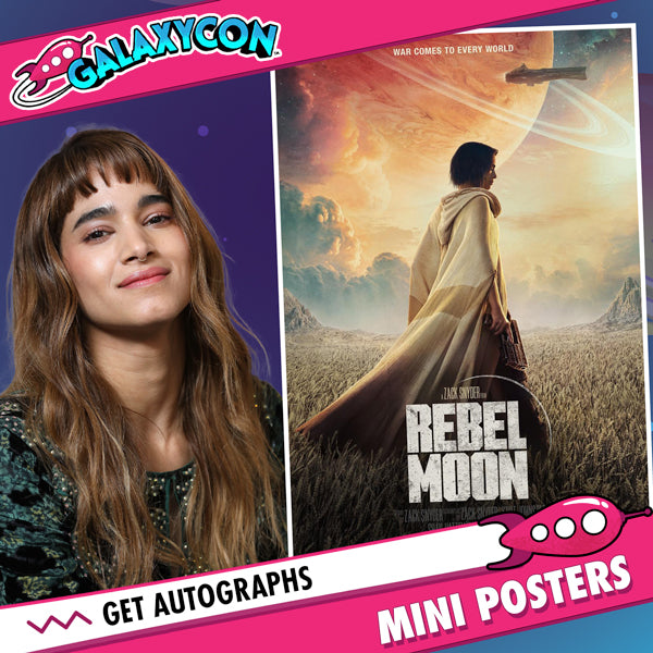 Sofia Boutella: Autograph Signing on Mini Posters, July 4th
