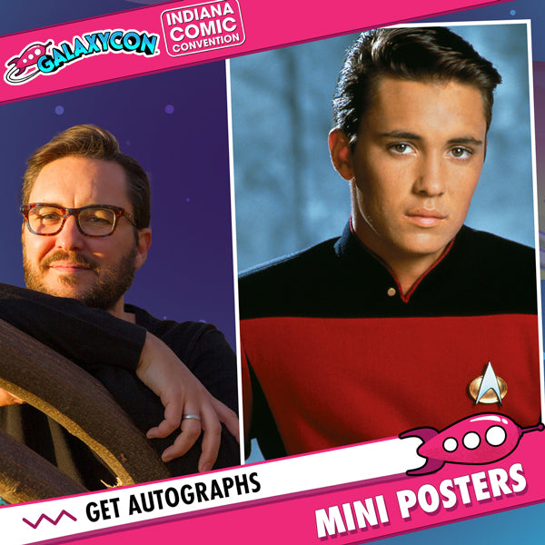 Wil Wheaton: Autograph Signing on Mini Posters, March 7th Wil Wheaton Indiana Comic Con