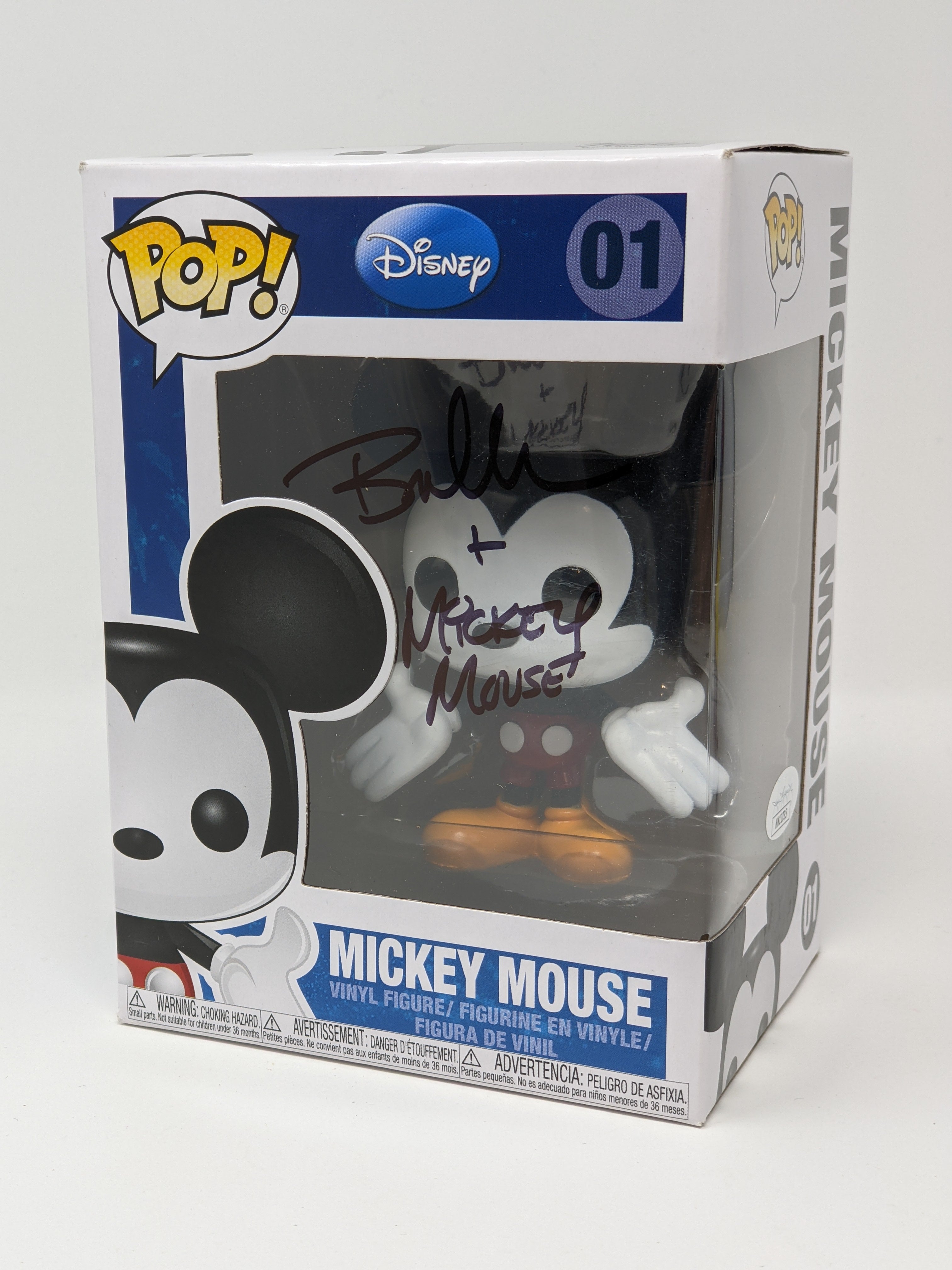 Bret Iwan Disney Mickey Mouse #01 Signed Funko Pop JSA COA Certified Autograph
