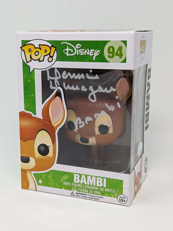 Donnie Dunagan Disney Bambi #94 Signed Funko Pop JSA COA Certified Autograph