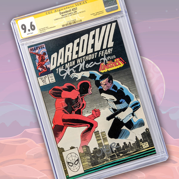 Daredevil #257 Marvel Comics CGC Signature Series 9.6 Signed Nocenti, Romita Jr