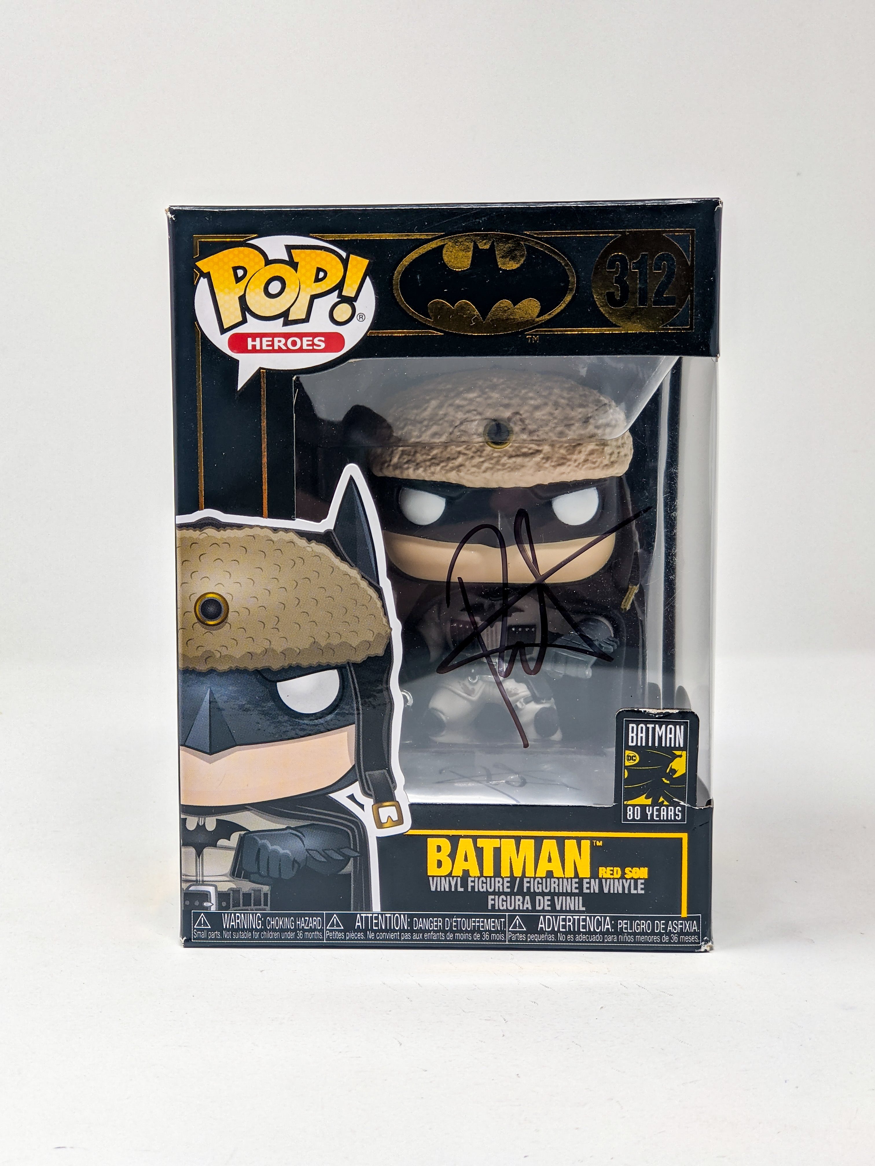 Roger Craig Smith DC Batman Red Son #312 Exclusive Signed Funko Pop JSA Certified Autograph GalaxyCon