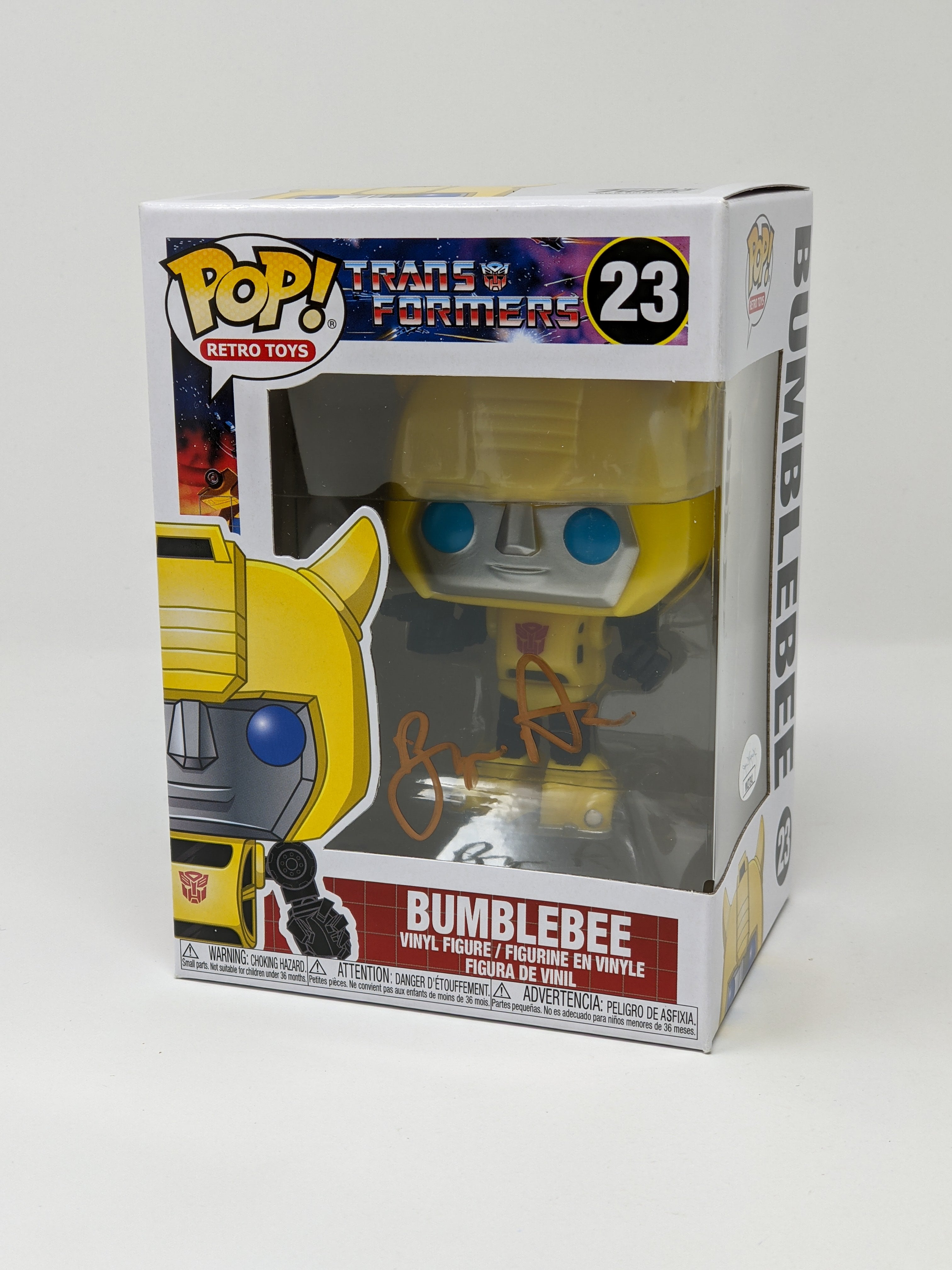Bumper Robinson Transformers Bumblebee #23 Signed Funko Pop JSA Certified Autograph GalaxyCon
