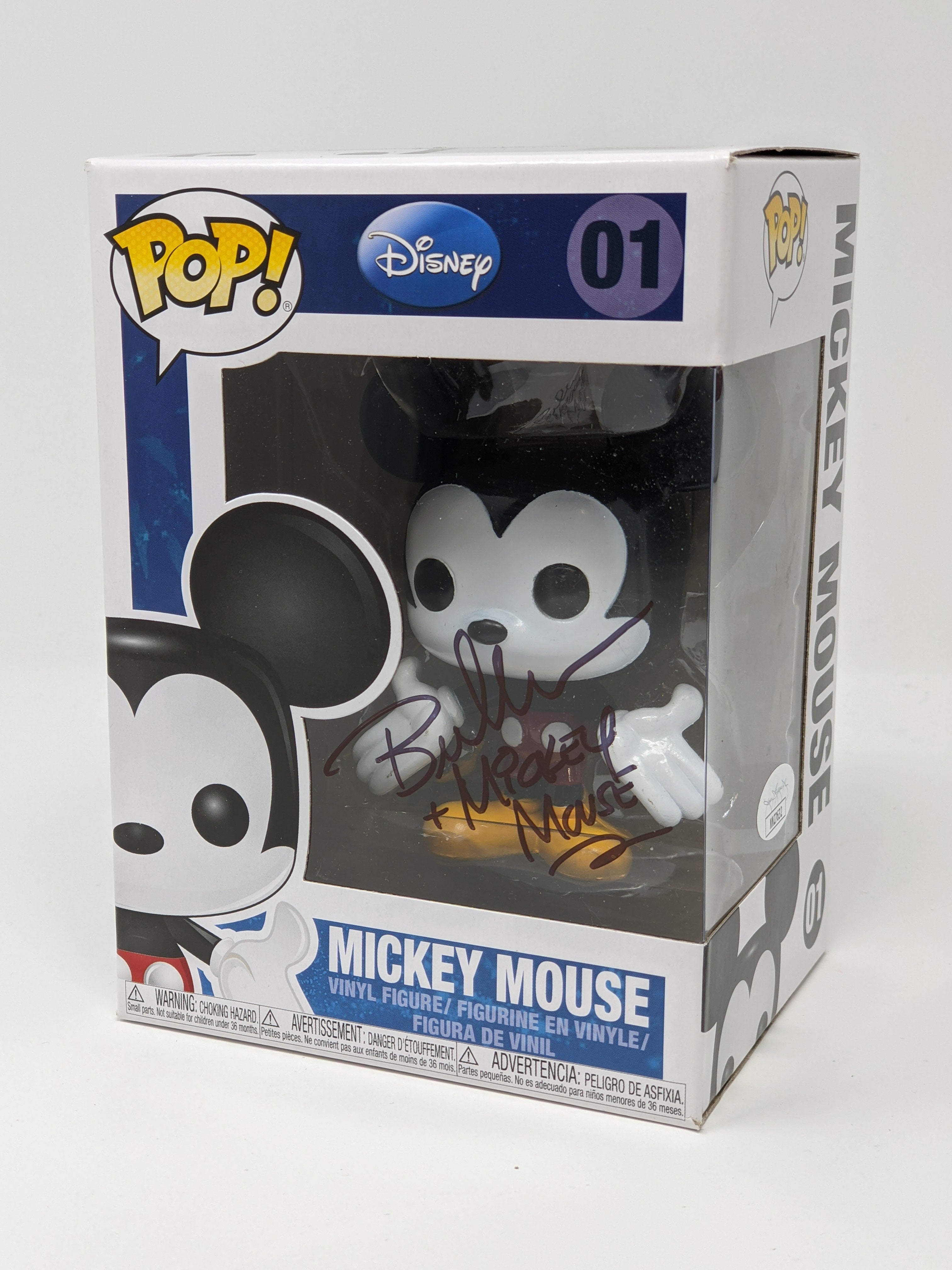 Bret Iwan Disney Mickey Mouse #01 Signed Funko Pop JSA COA Certified Autograph