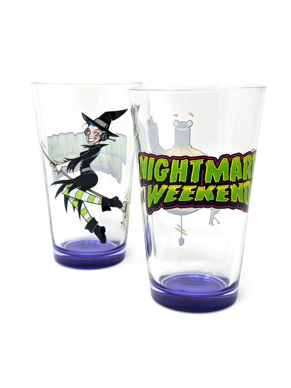 Nightmare Weekend Pint Glass