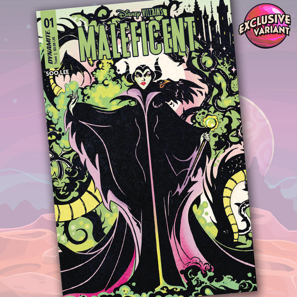 Disney Villains Maleficent #1 GalaxyCon Exclusive Otrakji Trade Variant Comic Book