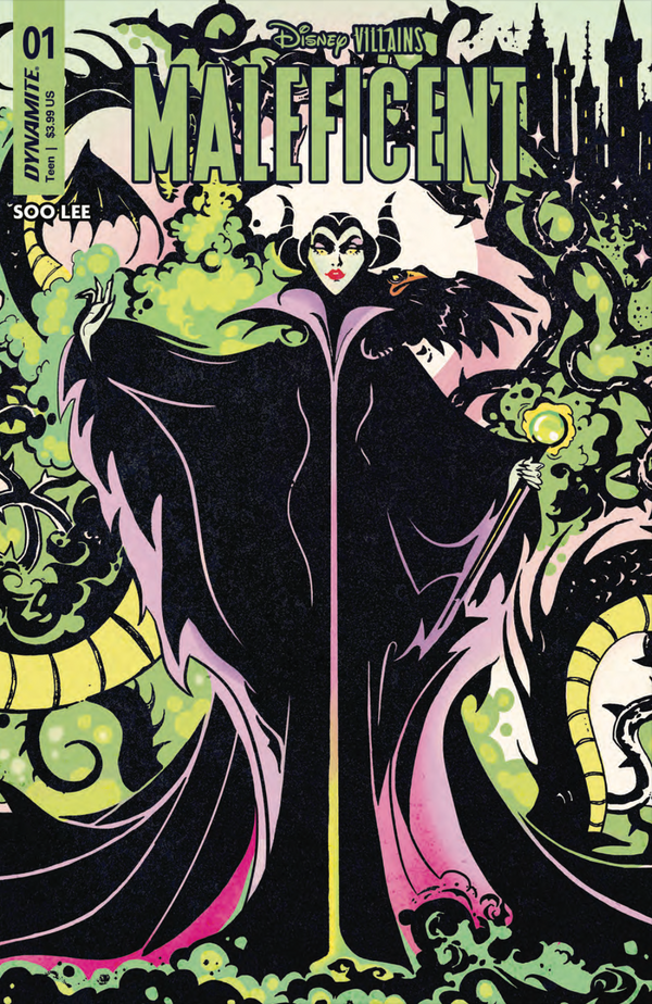 Disney Villains Maleficent #1 GalaxyCon Exclusive Otrakji Trade Variant Comic Book