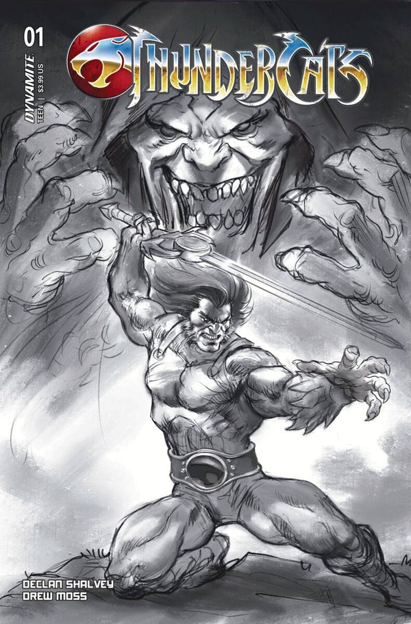 Thundercats #1 Cover R 1:15 Lucio Parrillo Line Art Variant Cover Comic Book