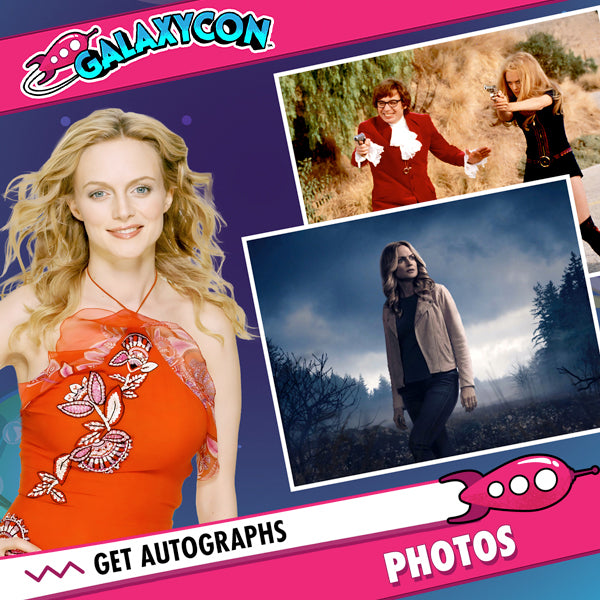 Heather Graham: Autograph Signing on Photos, November 27th