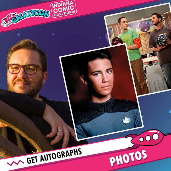 Wil Wheaton: Autograph Signing on Photos, March 7th Wil Wheaton Indiana Comic Con