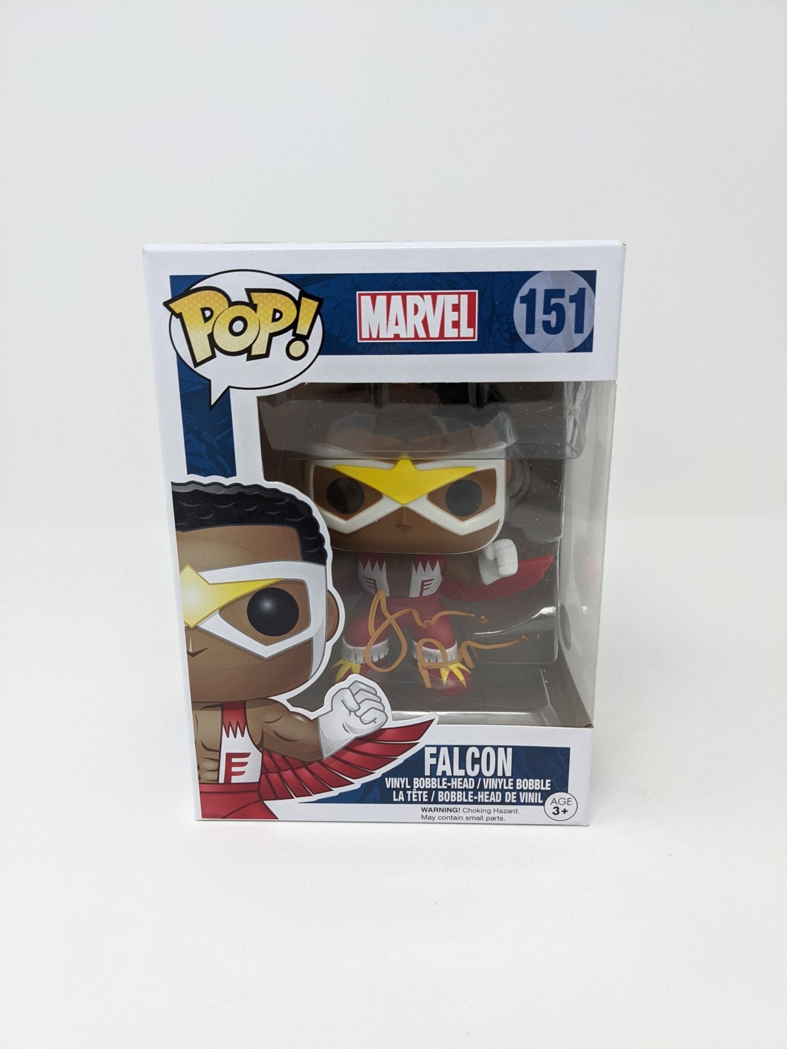 Bumper Robinson Marvel Falcon #151 Signed Funko Pop JSA Certified Auto