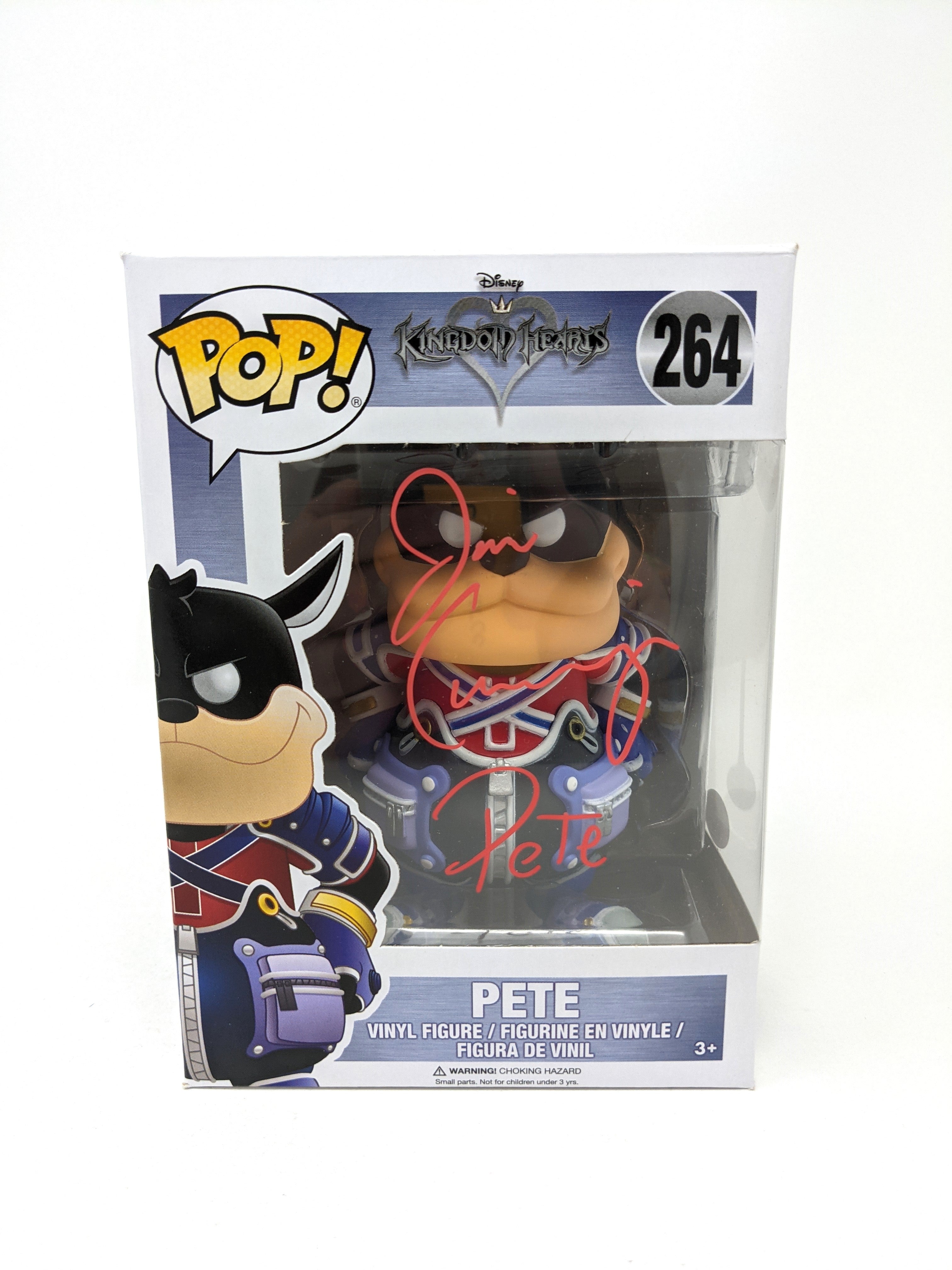 Jim Cummings Disney Kingdom Hearts Pete #264 Signed Funko Pop JSA Certified Autograph GalaxyCon