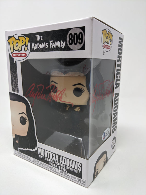 Anjelica Huston Addams Family Morticia Addams #809 Signed Funko Pop Beckett/ JSA COA Certified Autograph GalaxyCon