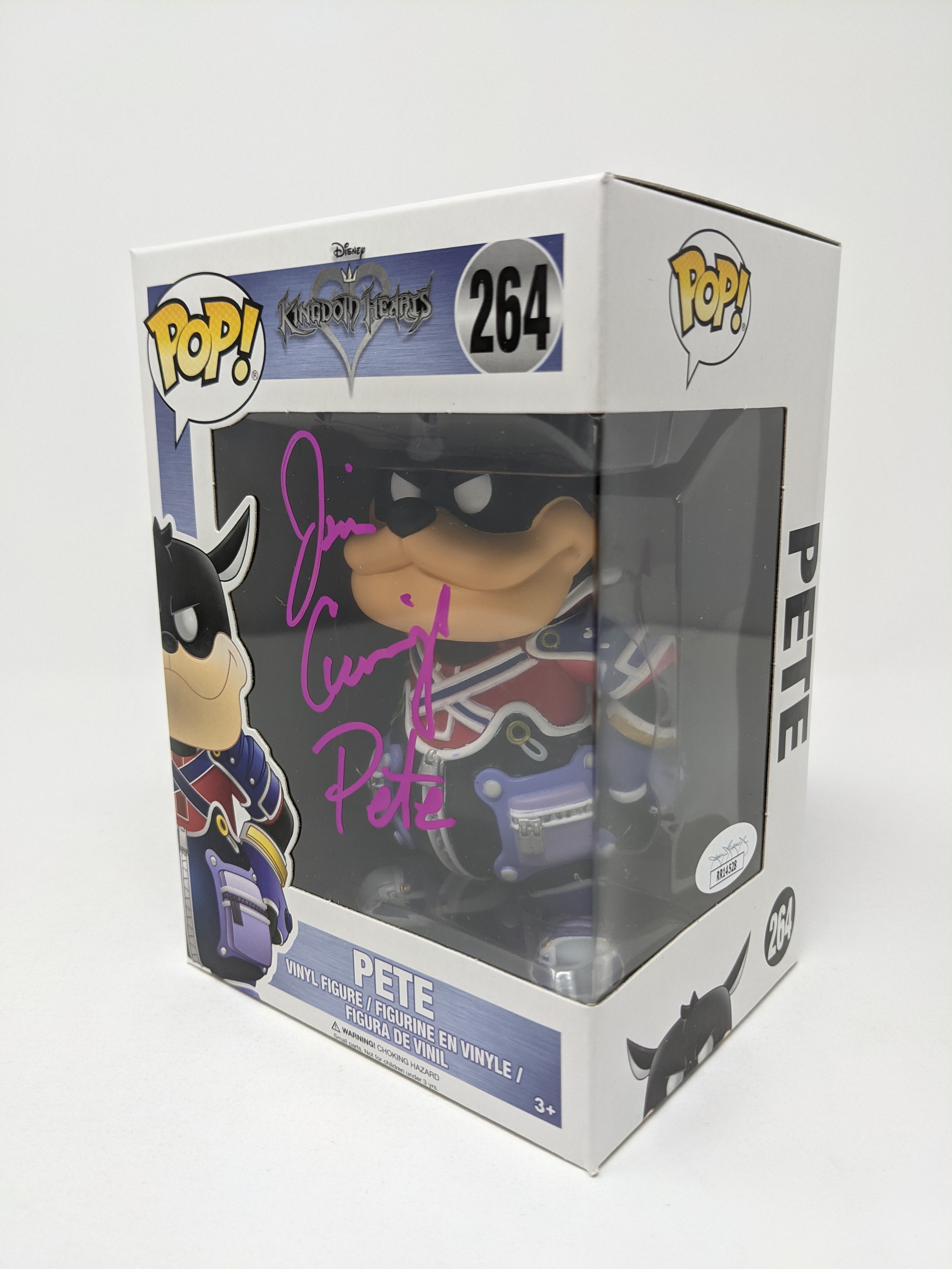 Jim Cummings Disney Kingdom Hearts Pete #264 Signed Funko Pop JSA Certified Autograph