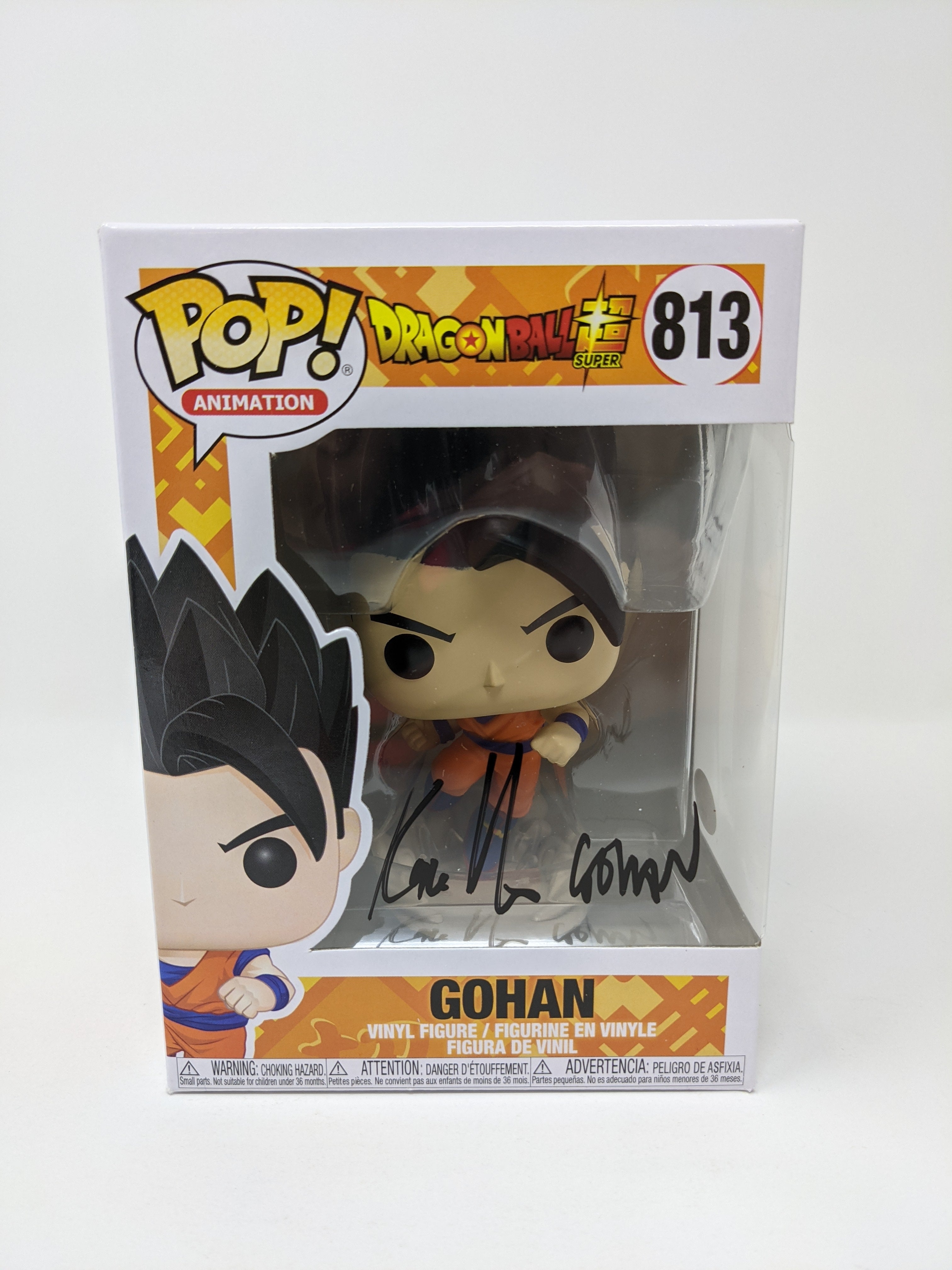 Kyle Hebert Dragon Ball Super Gohan #813 Signed Funko Pop JSA COA Certified Autograph GalaxyCon