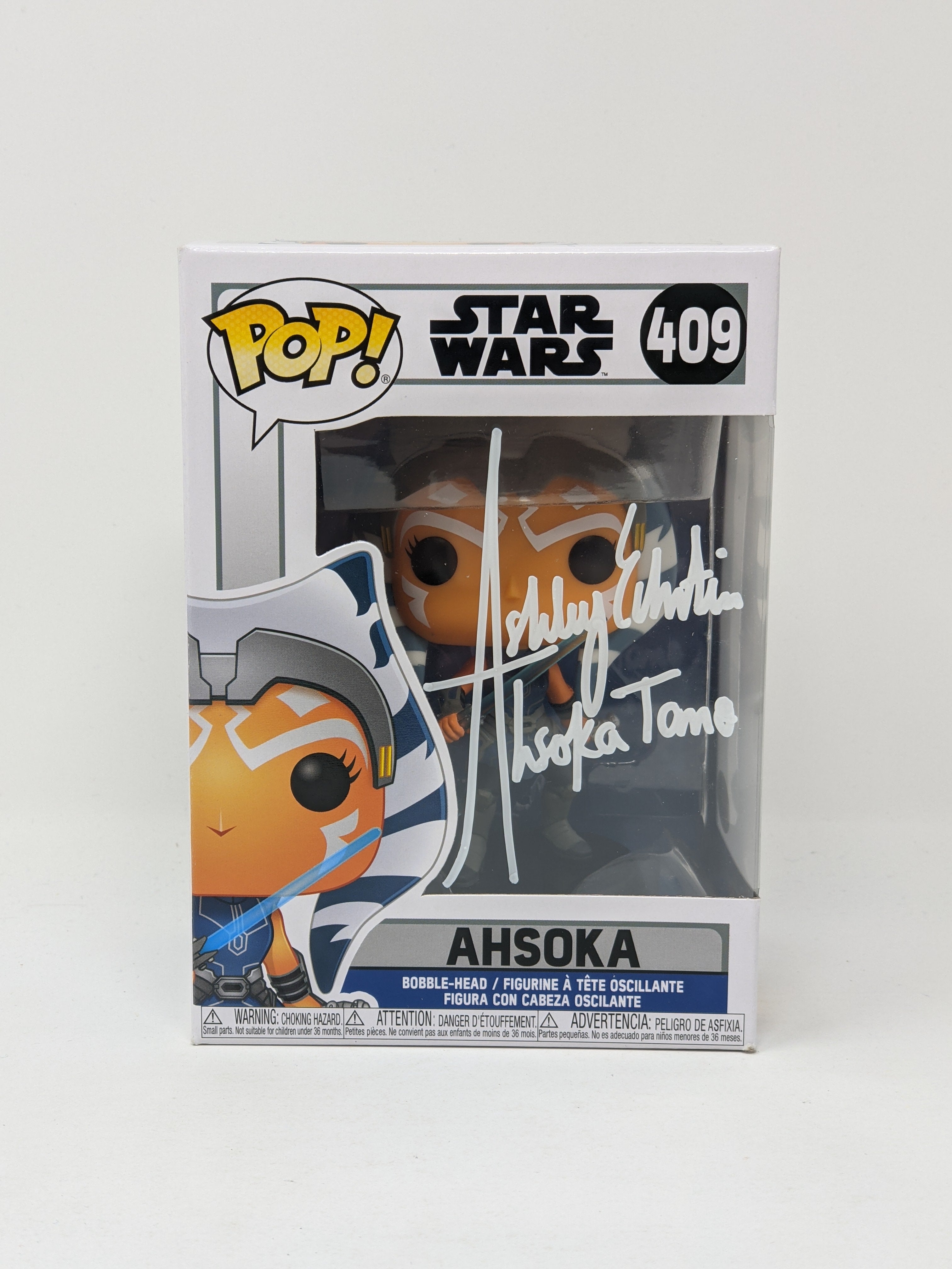 Ashley Eckstein Star Wars Ahsoka #409 Signed Funko Pop JSA COA Certified Autograph GalaxyCon