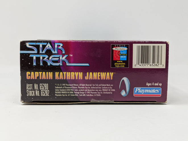 Kate Mulgrew Star Trek Voyager Captain Kathryn Janeway Signed Action Figure JSA Certified Autograph GalaxyCon