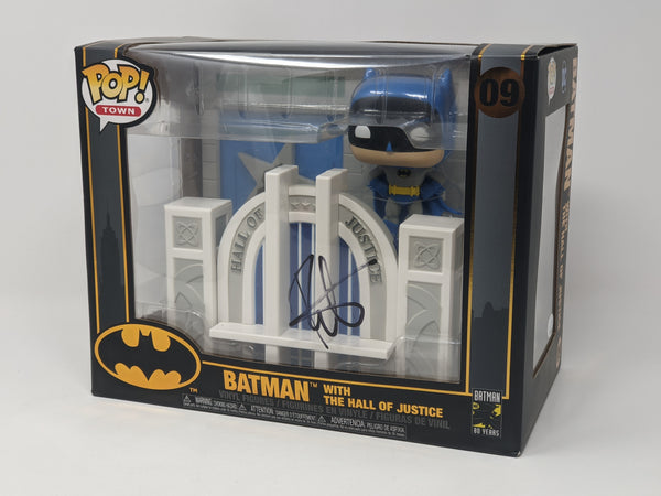 Roger Craig Smith Batman with The Hall of Justice #09 Signed Funko Pop! Town JSA Certified Autograph