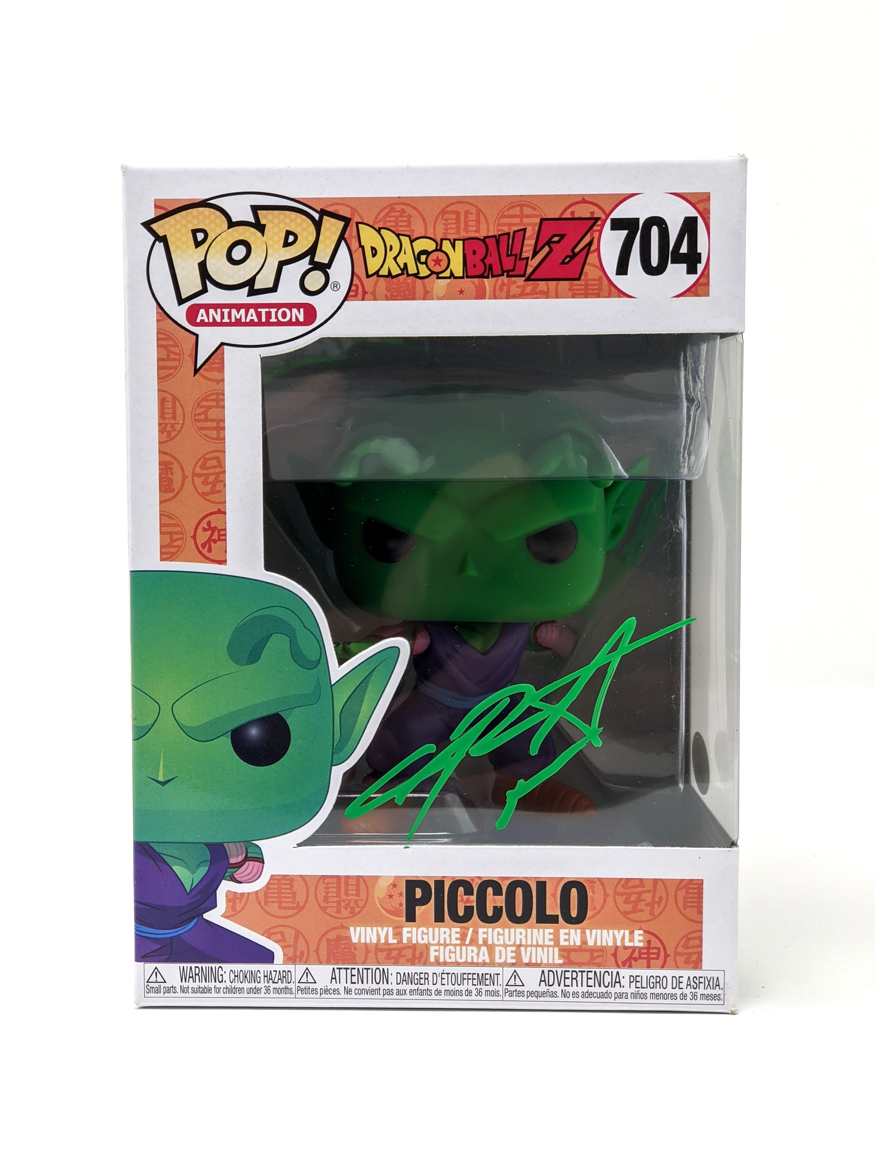 Chris Sabat Dragon Ball Z Piccolo #704 Signed Funko Pop JSA Certified Autograph