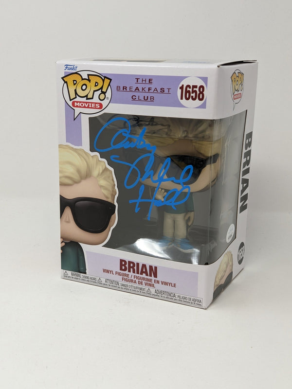 Anthony Michael Hall The Breakfast Club Brian #1658 Signed Funko Pop JSA Certified Autograph