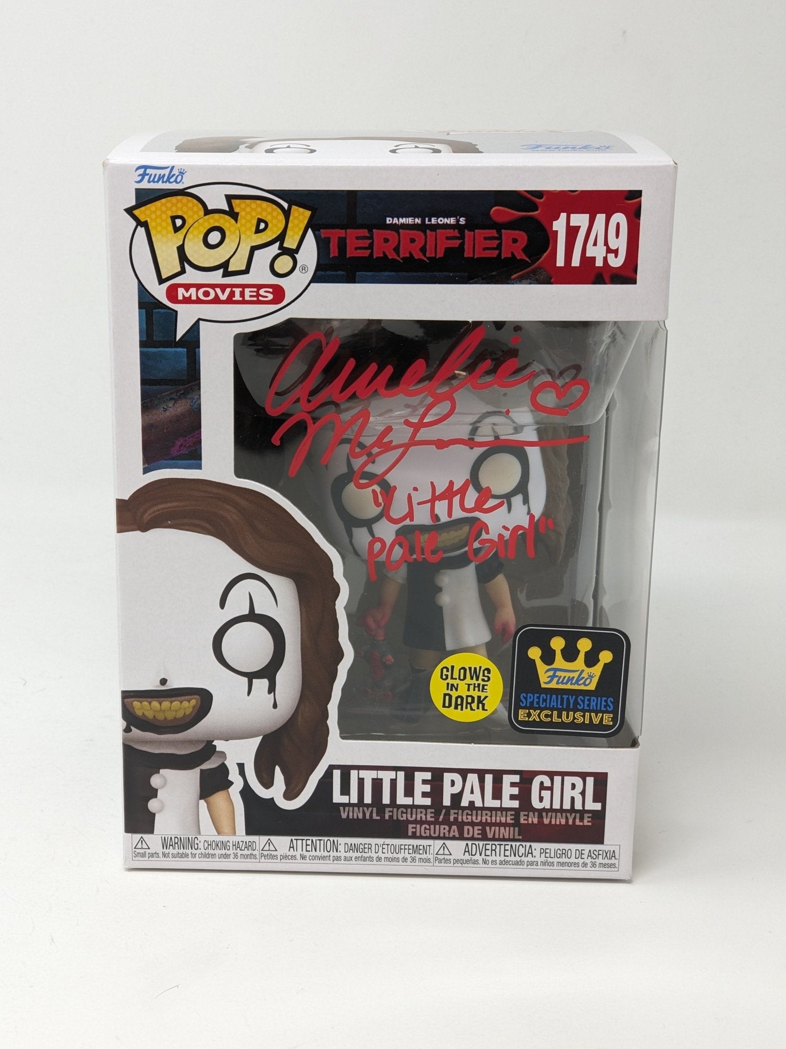 Amelie McLain Little Pale Girl #1749 Signed Funko Pop JSA Certified Autograph
