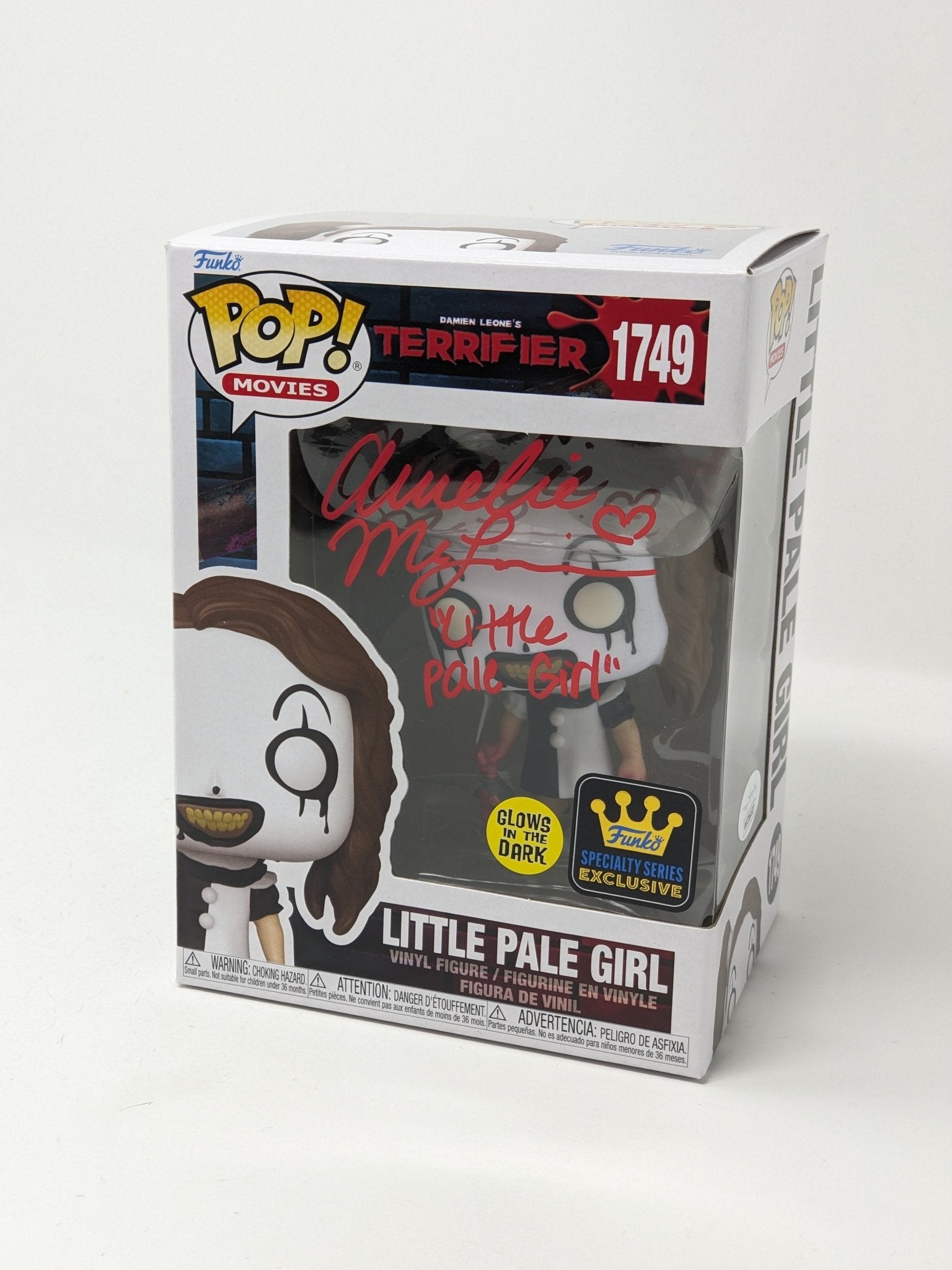 Amelie McLain Little Pale Girl #1749 Signed Funko Pop JSA Certified Autograph