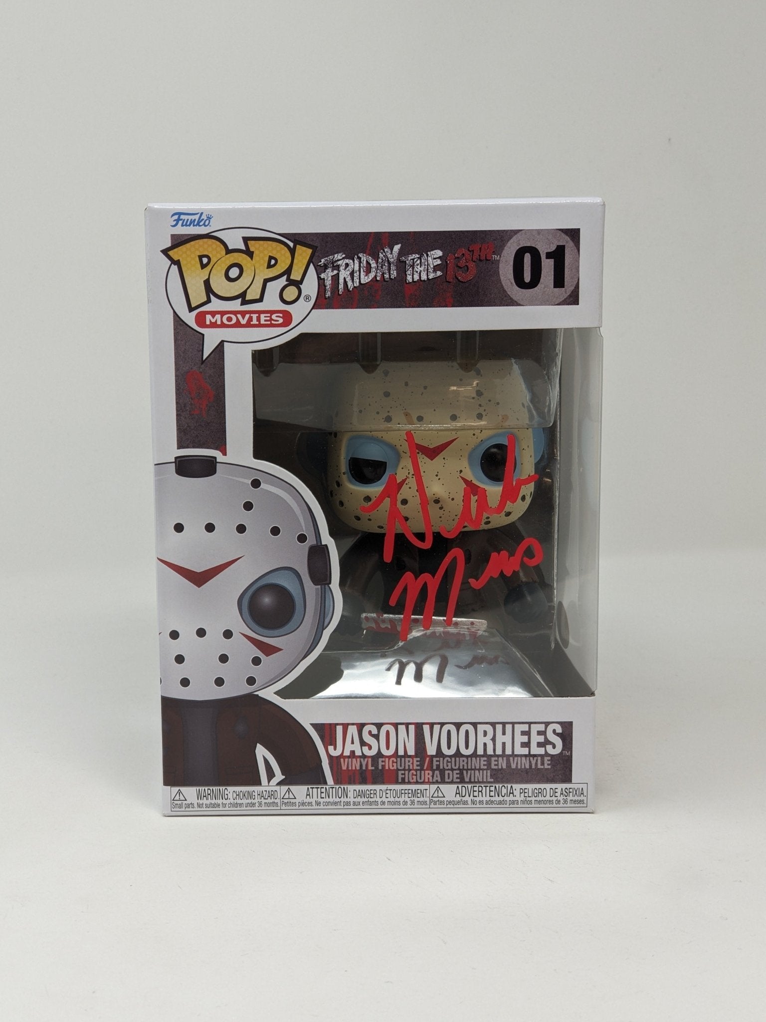 Derek Mears Friday The 13th Jason #01 Signed Funko Pop JSA Certified Autograph