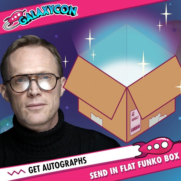 Paul Bettany: Send In Your Own Item to be Autographed, SALES CUT OFF 11/20/2026