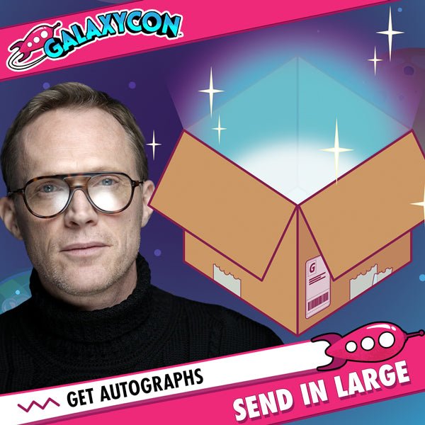 Paul Bettany: Send In Your Own Item to be Autographed, SALES CUT OFF 11/20/2026