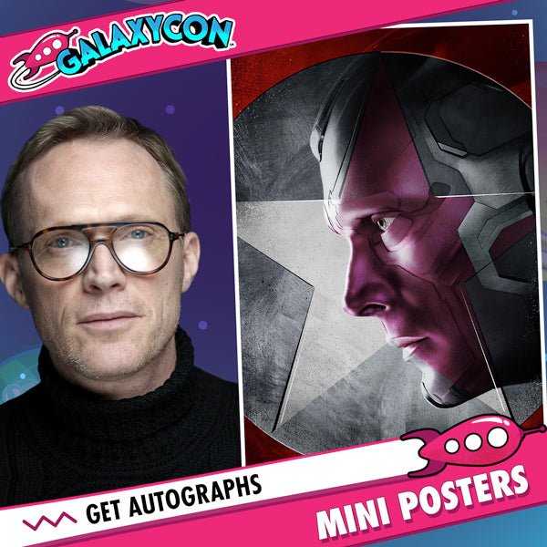 Paul Bettany: Autograph Signing on Mini Posters, May 14