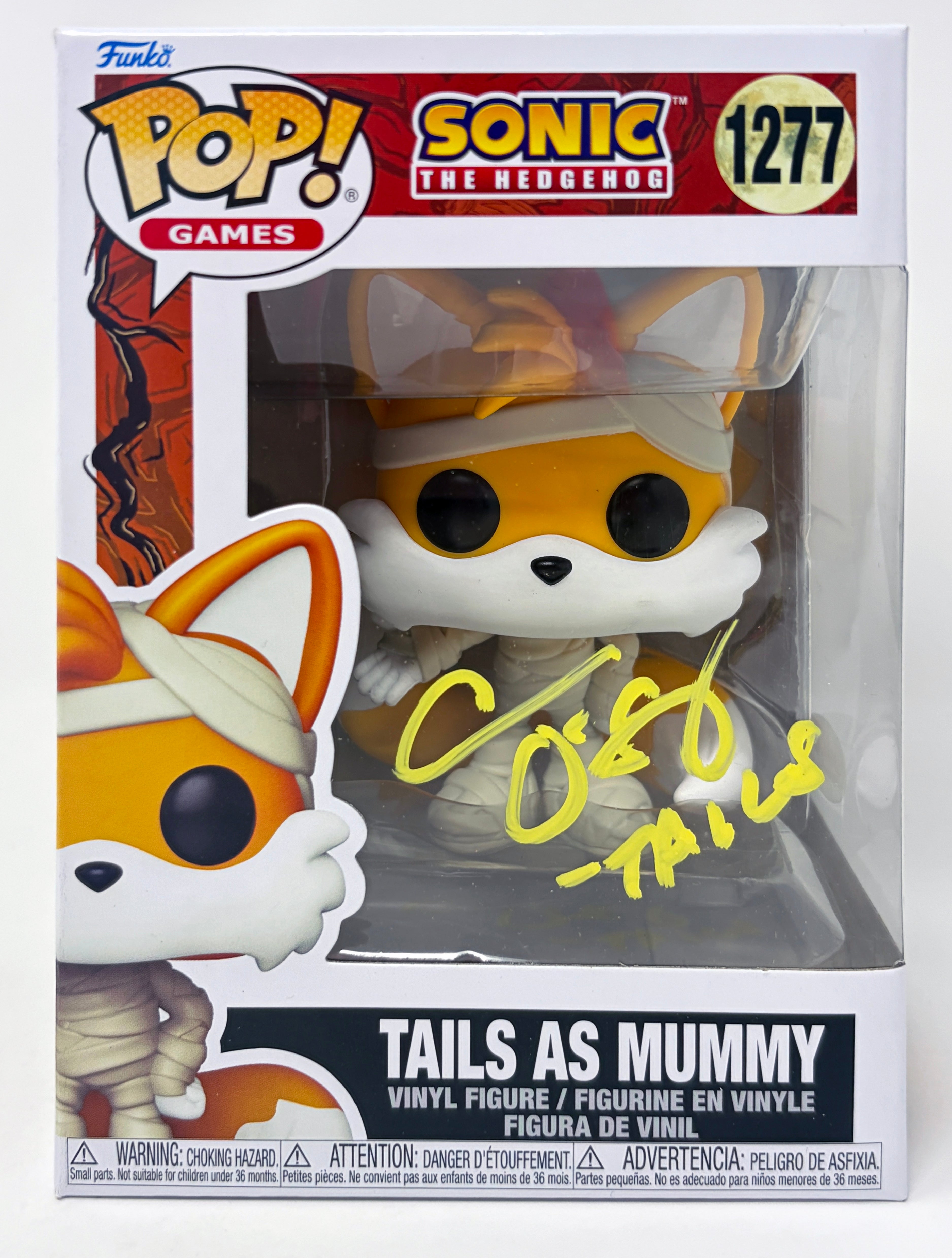 Colleen O'Shaughnessey Tails as Mummy #1277 Signed Funko Pop JSA Certified Autograph