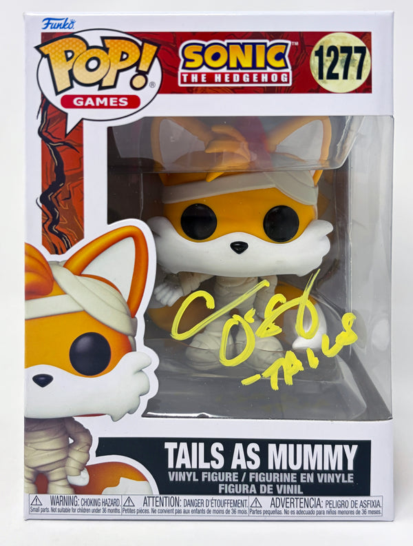 Colleen O'Shaughnessey Tails as Mummy #1277 Signed Funko Pop JSA Certified Autograph
