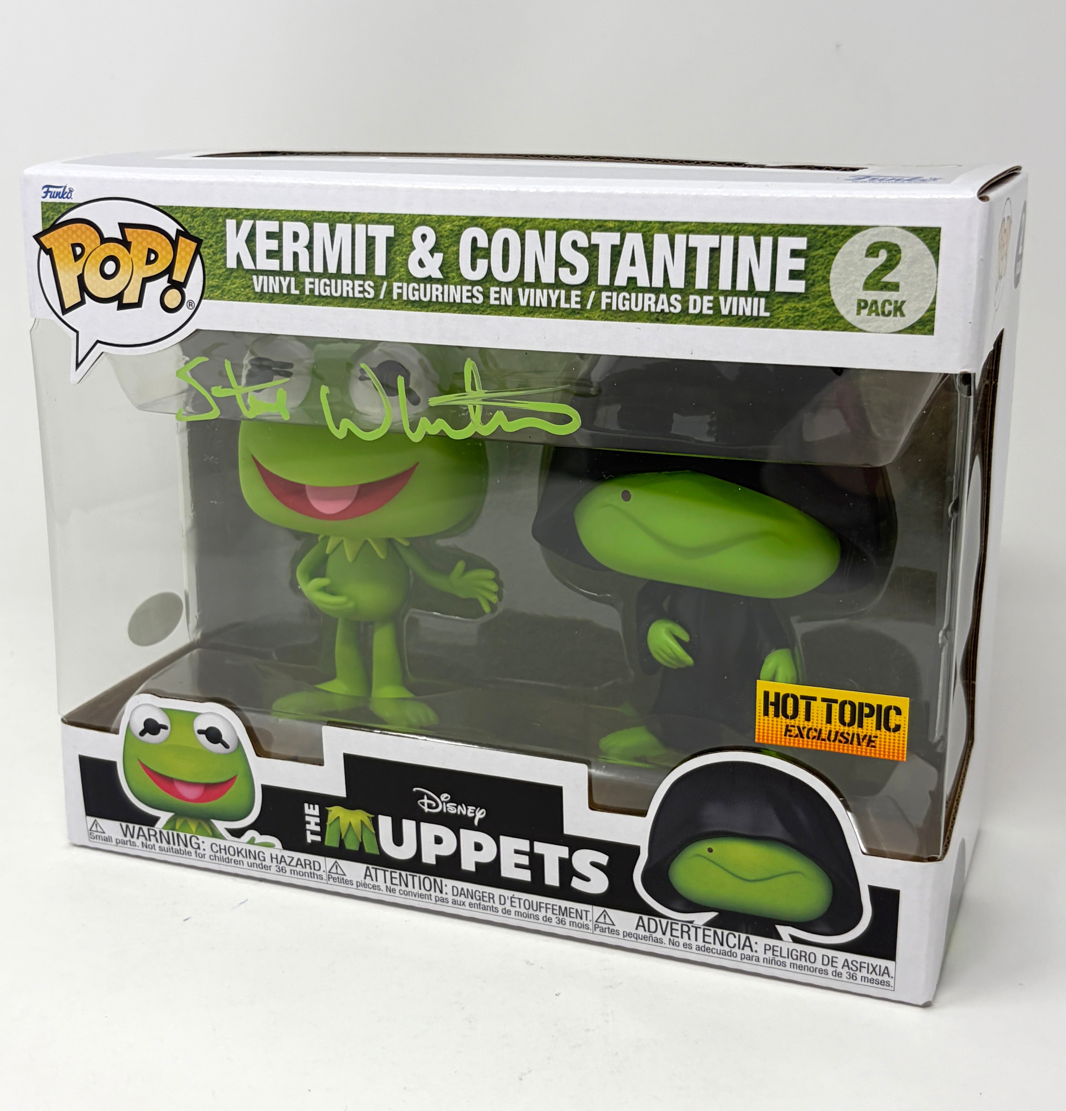 Steve Whitmire The Muppets Exclusive 2 Pack Signed Funko Pop JSA Certified Autograph
