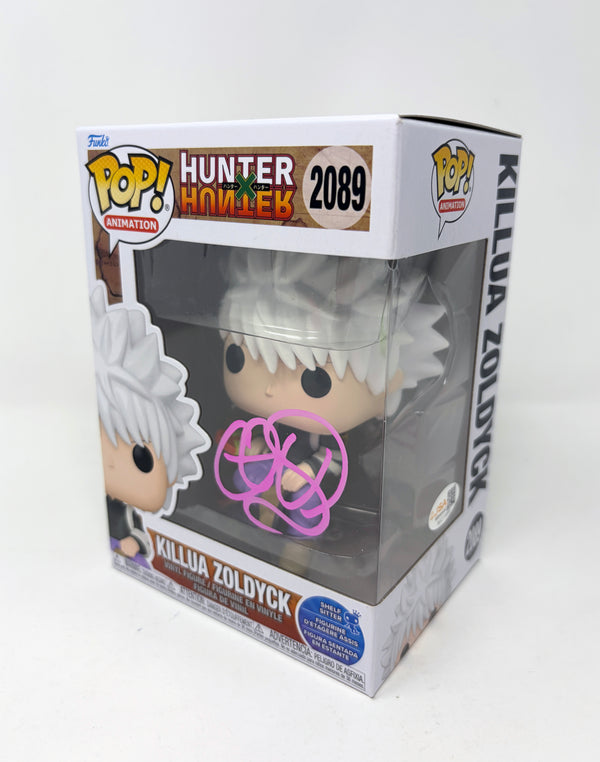 Cristina Vee Hunter X Hunter Killua Zoldyck #2089 Signed Funko Pop JSA Certified Autograph