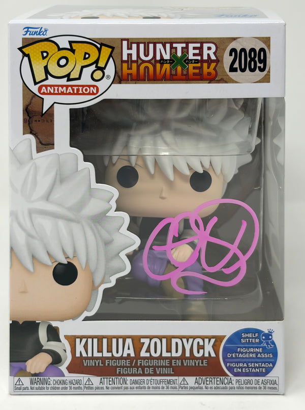 Cristina Vee Hunter X Hunter Killua Zoldyck #2089 Signed Funko Pop JSA Certified Autograph
