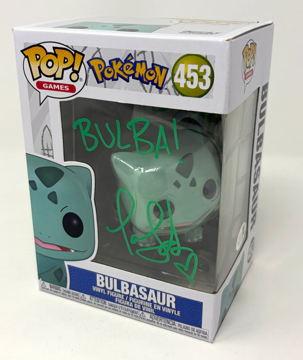 Tara Sands Pokemon Bulbasaur #453 Signed Funko Pop JSA Certified Autograph