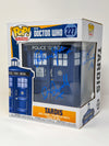 Doctor Who Tardis #227 Signed Funko Pop Cast x3 Tennant, Darvill, Tate JSA Certified Autograph