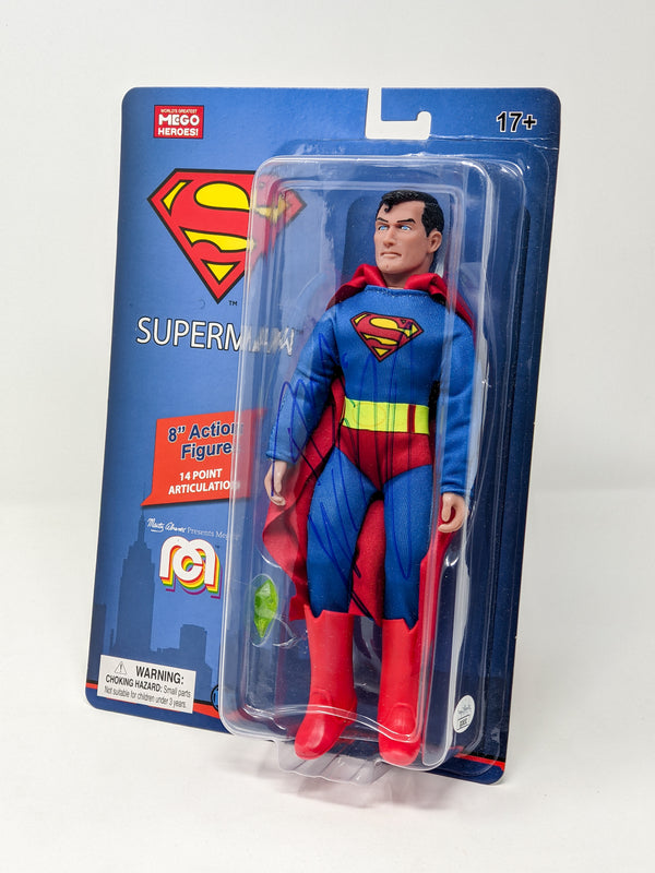 Tom Welling DC Superman Signed Mego Action Figure JSA Certified Autograph GalaxyCon