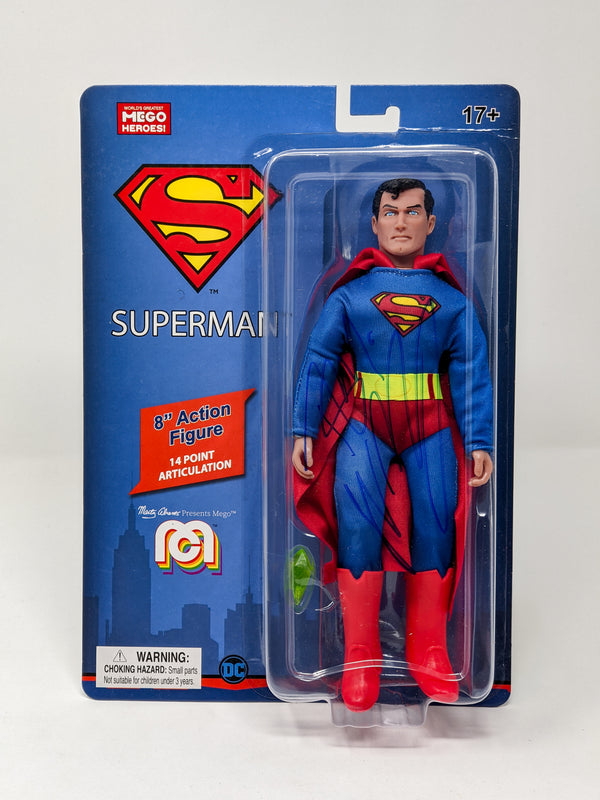 Tom Welling DC Superman Signed Mego Action Figure JSA Certified Autograph