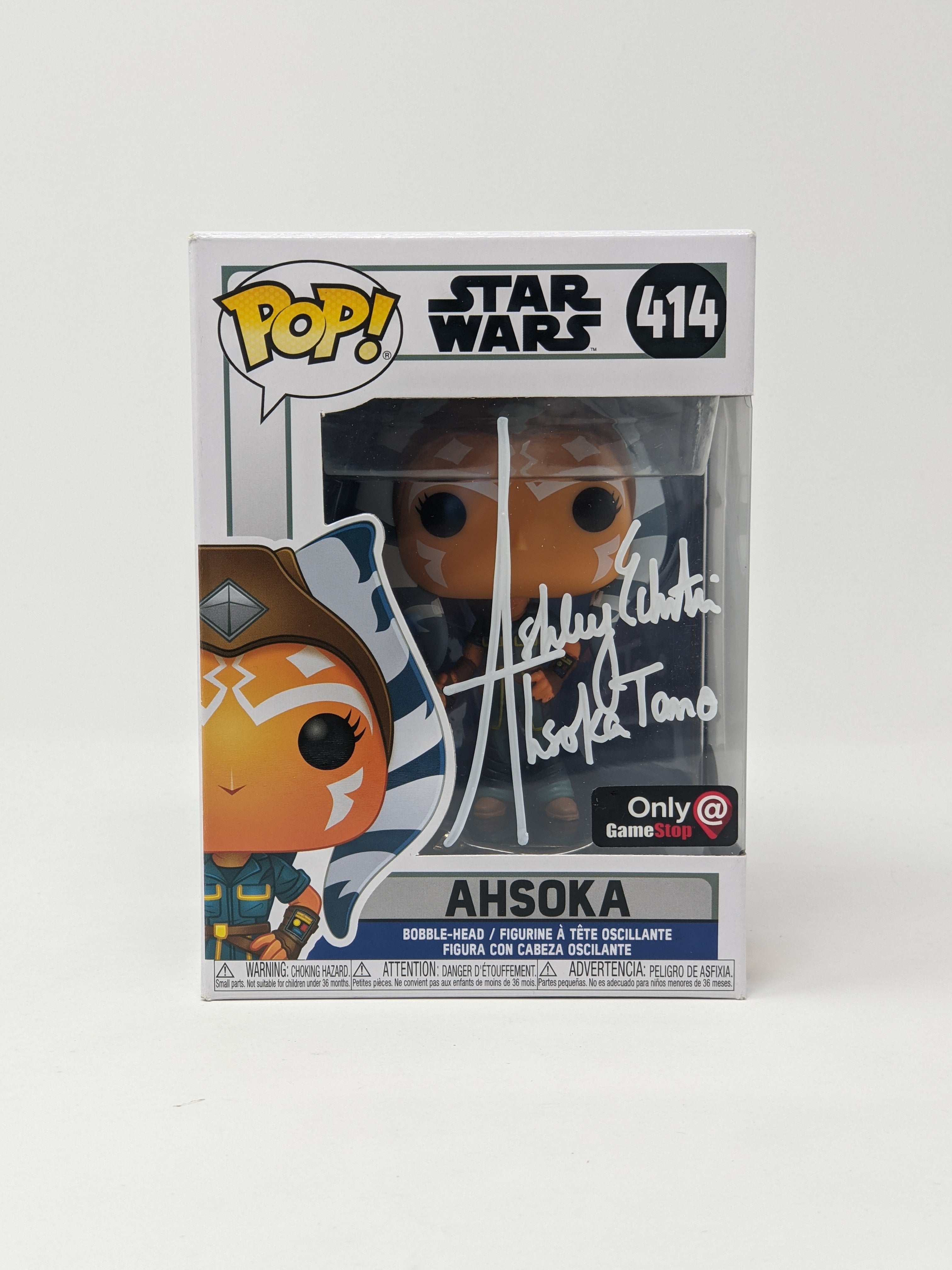 Ashley Eckstein Star Wars Ahsoka #414 Exclusive Signed Funko Pop JSA COA Certified Autograph GalaxyCon