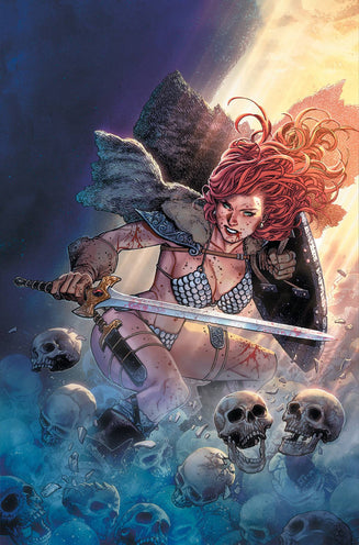 Red Sonja #1 Cover ZJ Cheung 1:150 Virgin Foil Edition Variant Comic Book