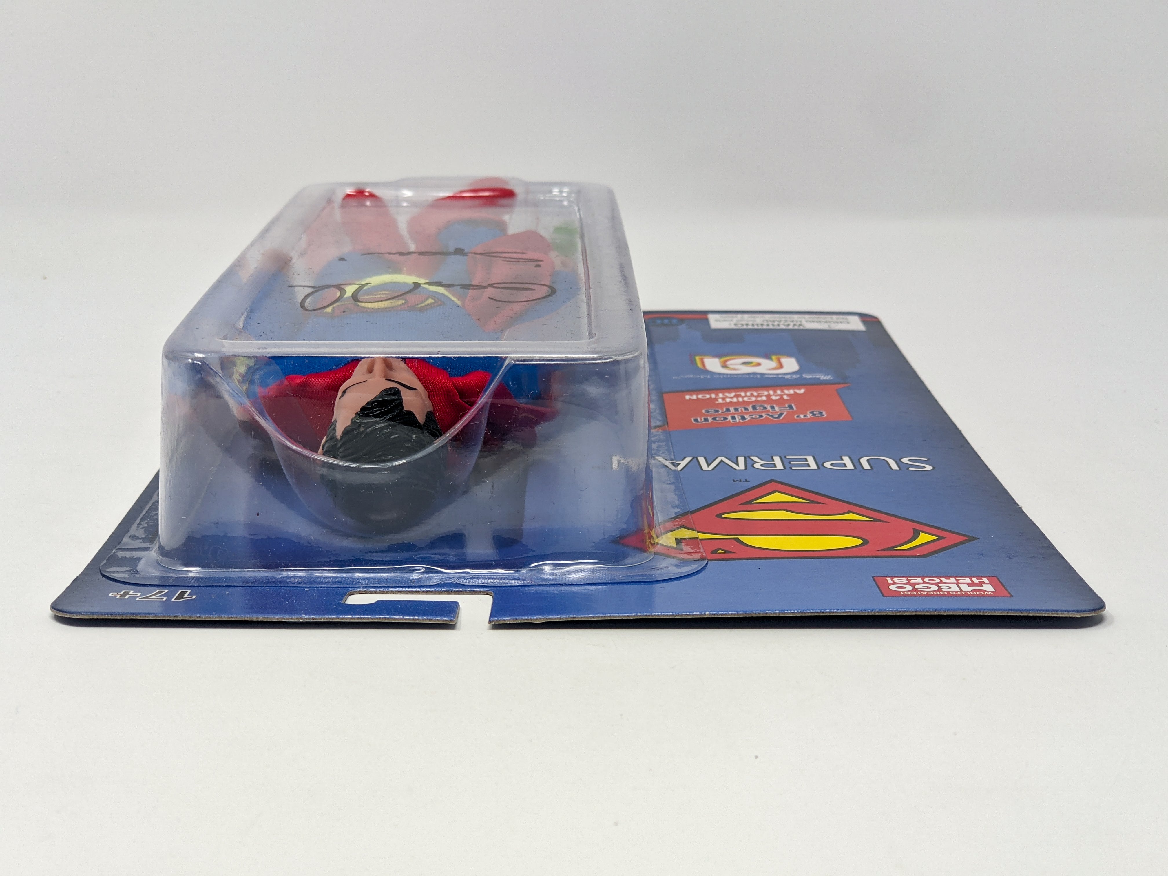 George Newbern DC Superman Signed Mego Action Figure JSA Certified Autograph GalaxyCon