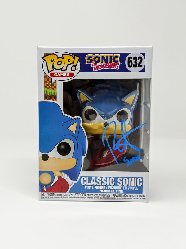 Roger Craig Smith Sonic the Hedgehog Classic Sonic #632 Signed Funko Pop JSA Certified Autograph GalaxyCon