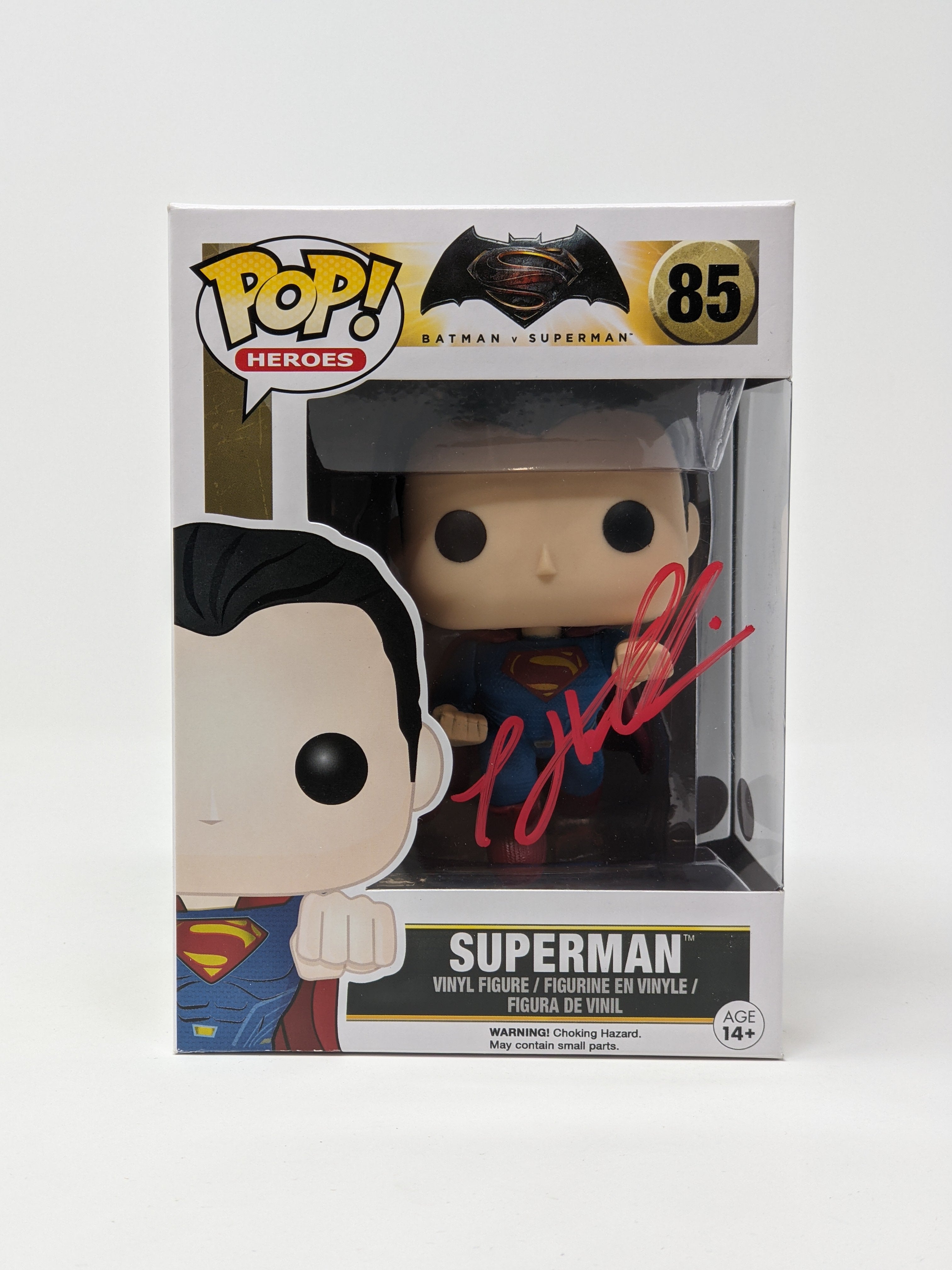 Tyler Hoechlin DC Batman vs Superman #85 Signed Funko Pop JSA Certified Autograph