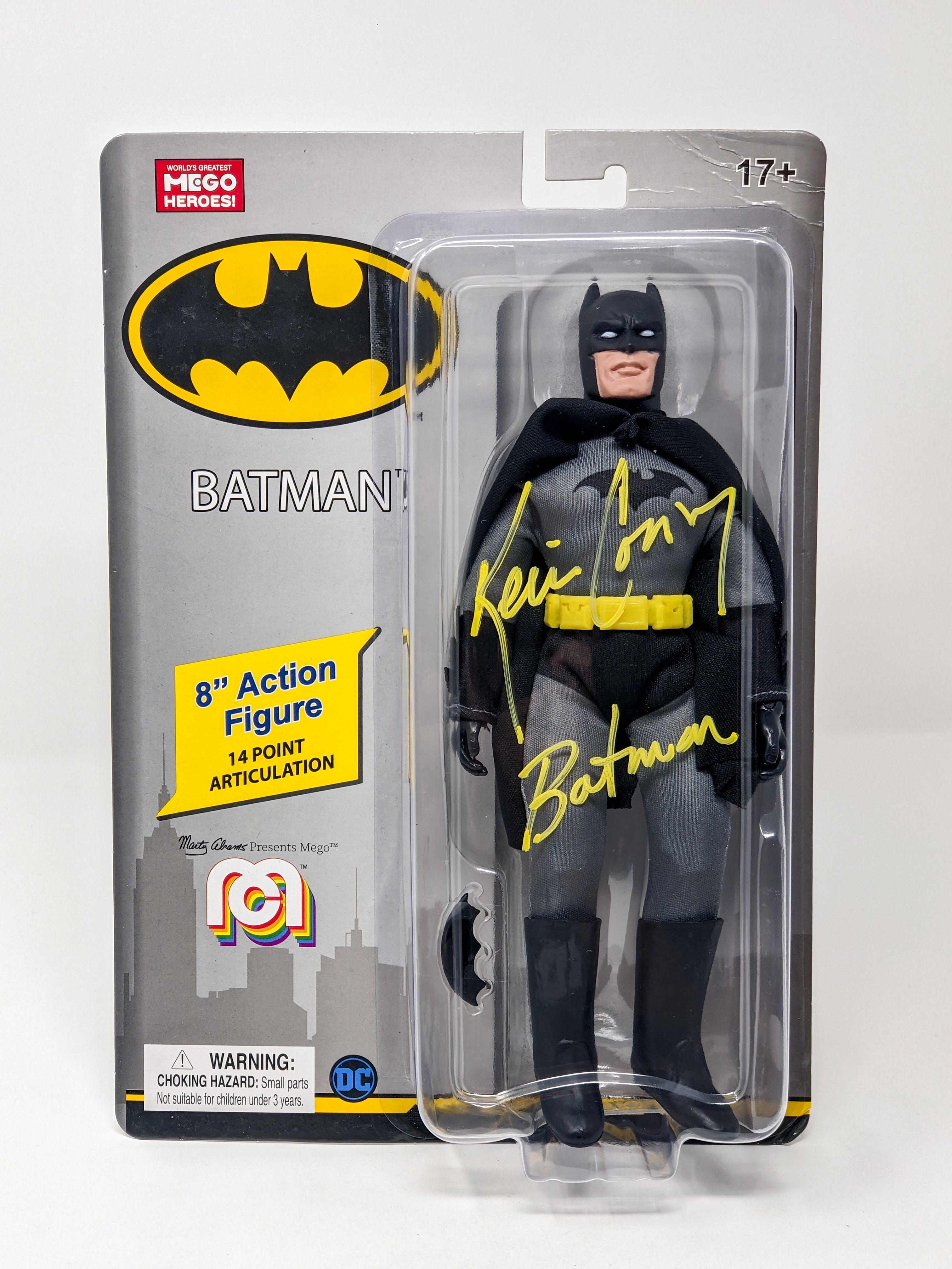 Kevin Conroy DC Batman Signed Mego Action Figure JSA Certified Autograph GalaxyCon