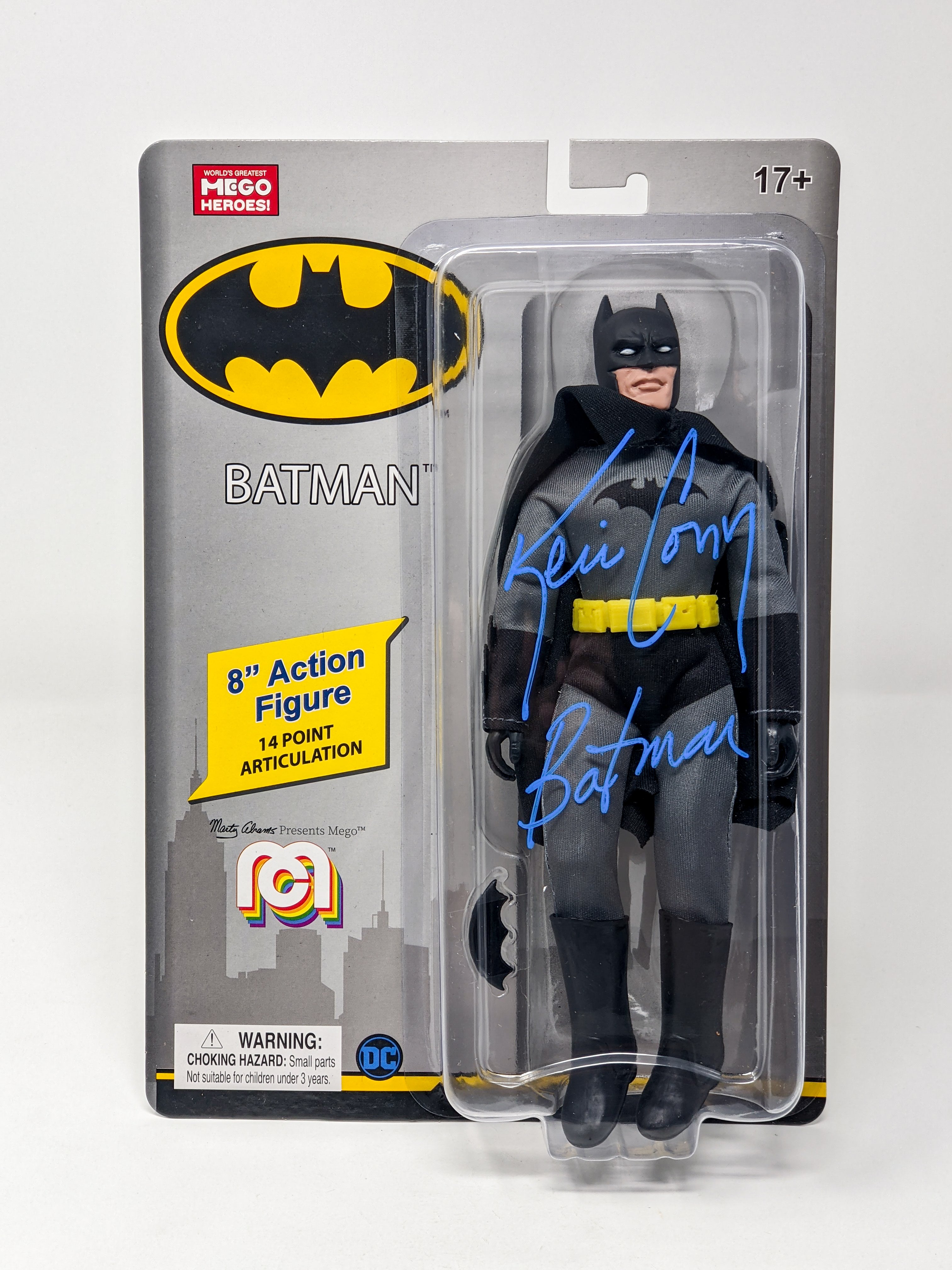 Kevin Conroy DC Batman Signed Mego Action Figure JSA Certified Autograph GalaxyCon